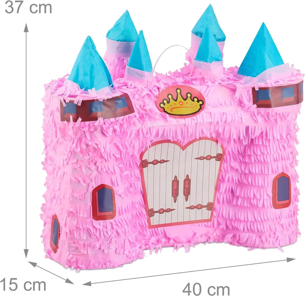 piñatas de castillos de princesas de cuentos de hadas
